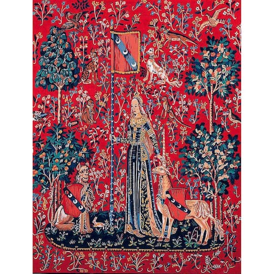 Margot de Paris; Margot de Paris Can.Seul Lady with A Unicorn Printed Tapestry Needlepoint Canvas; Category:Needlepoint Kits; Image:1